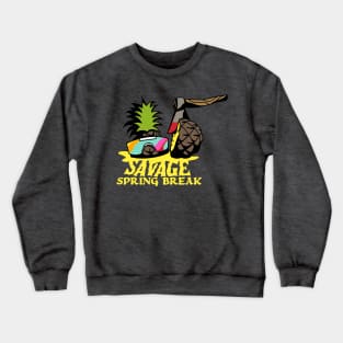 Savage Spring Break Binge-Watchers Podcast Tee Crewneck Sweatshirt